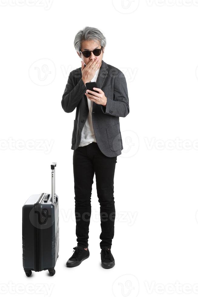 Man with Luggage photo