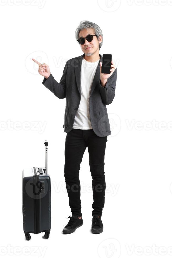 Man with Luggage photo