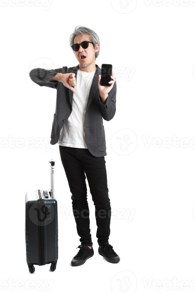 Man with Luggage photo