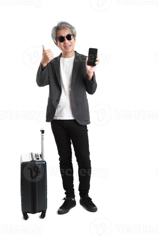 Man with Luggage photo