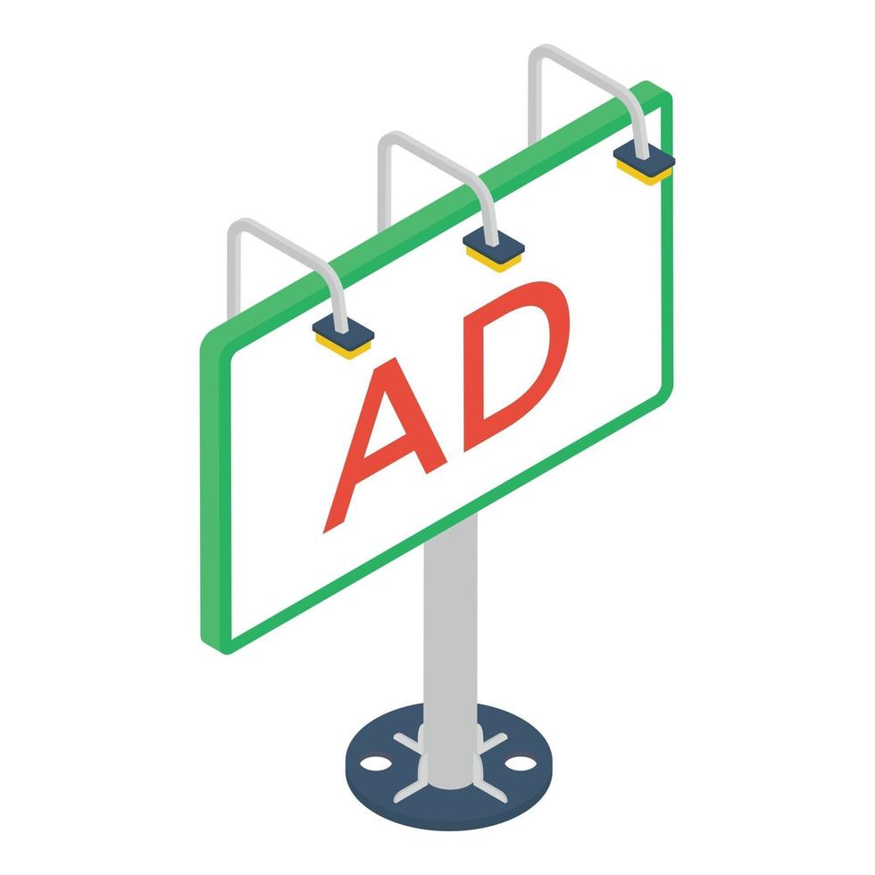 Advertisement Board Concepts vector