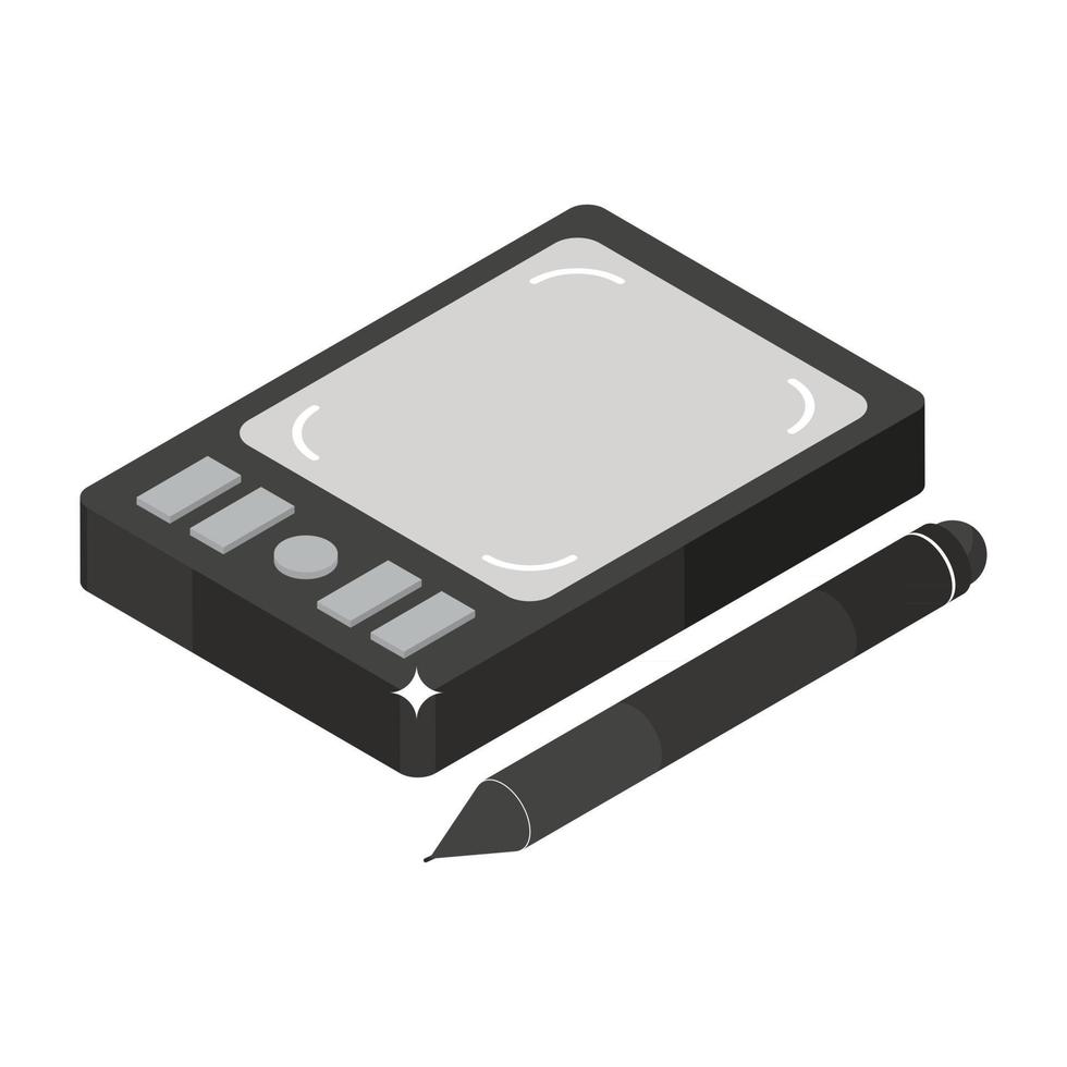 Graphic Tablet Concepts vector