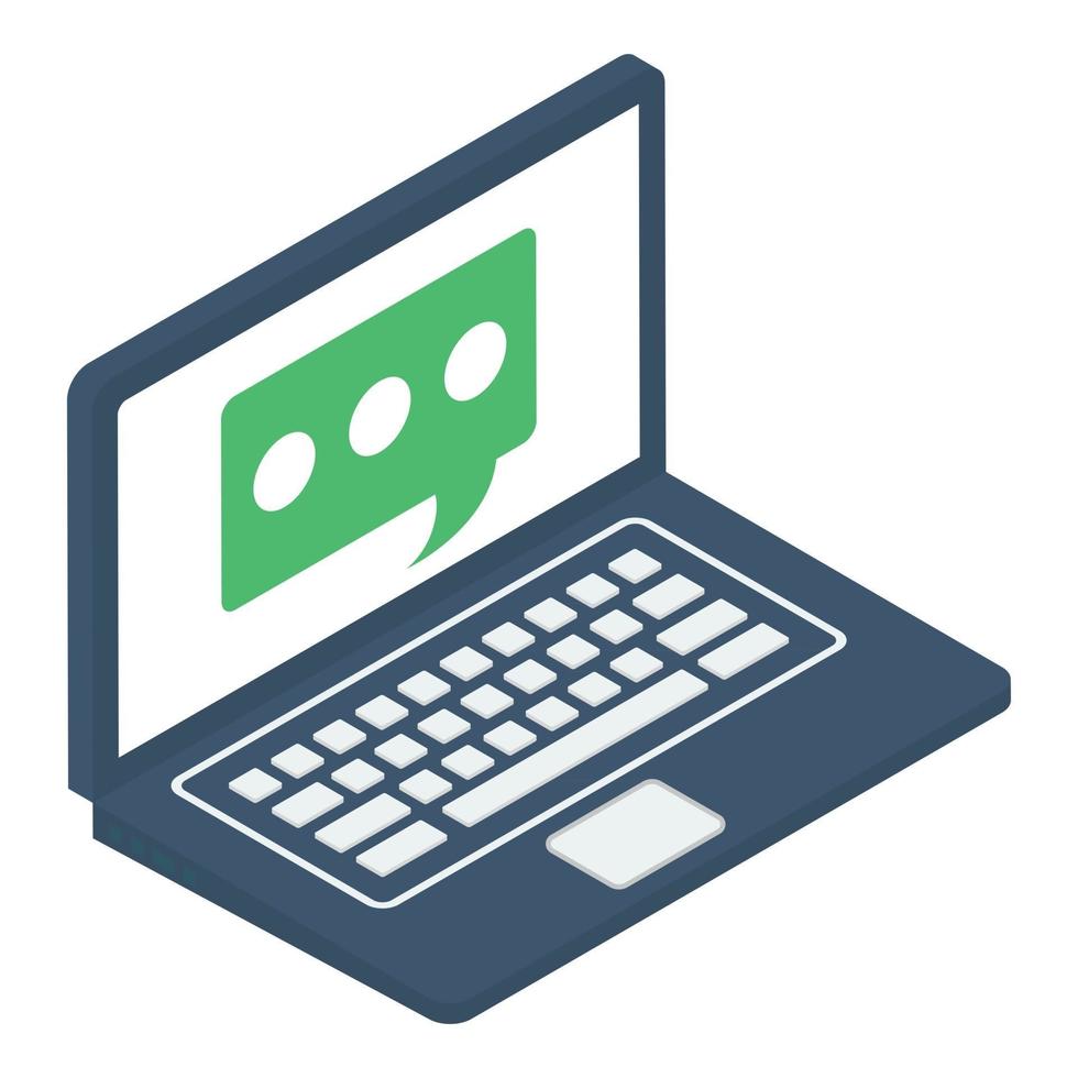 Online Communication Concepts vector