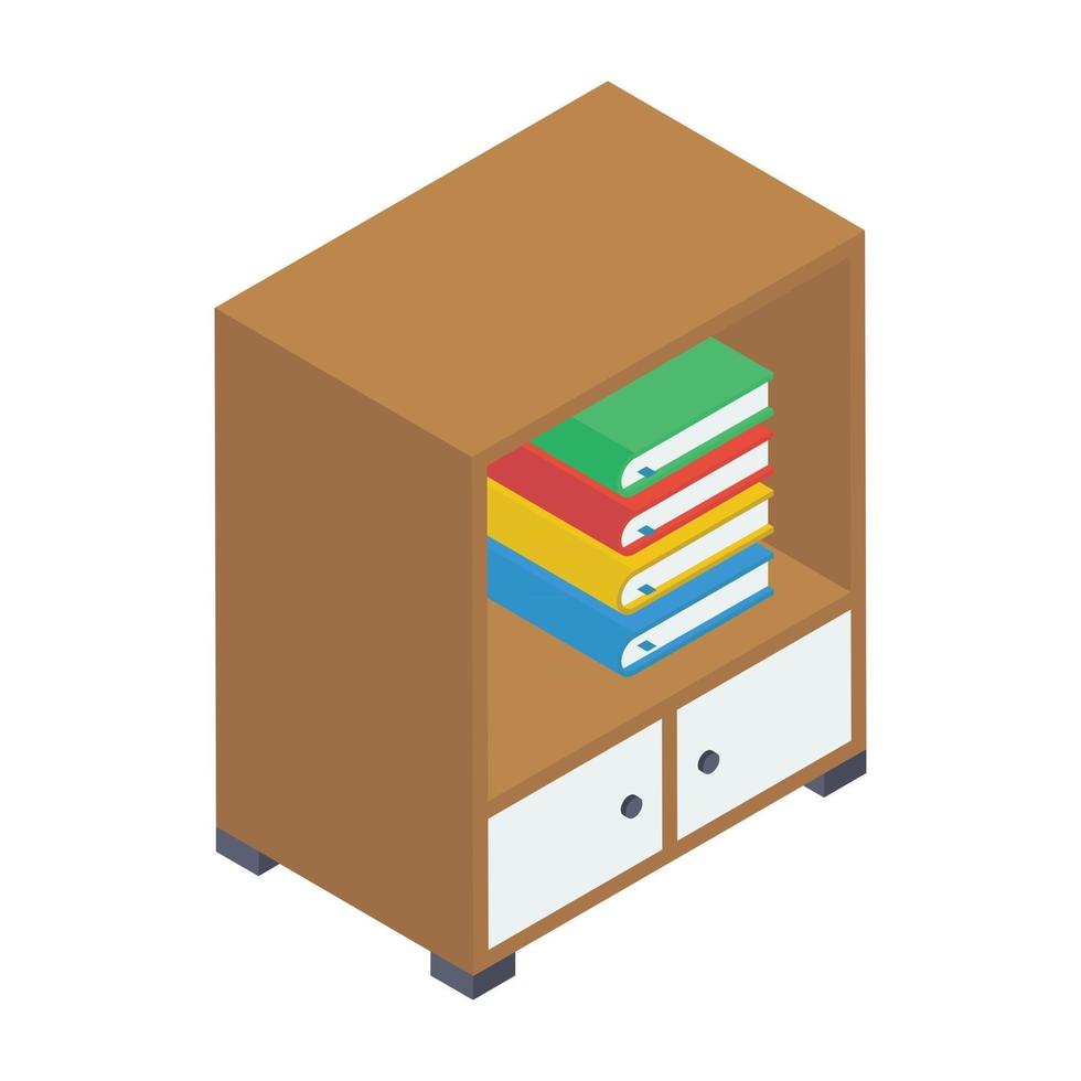 Trending Bookshelf Concepts vector