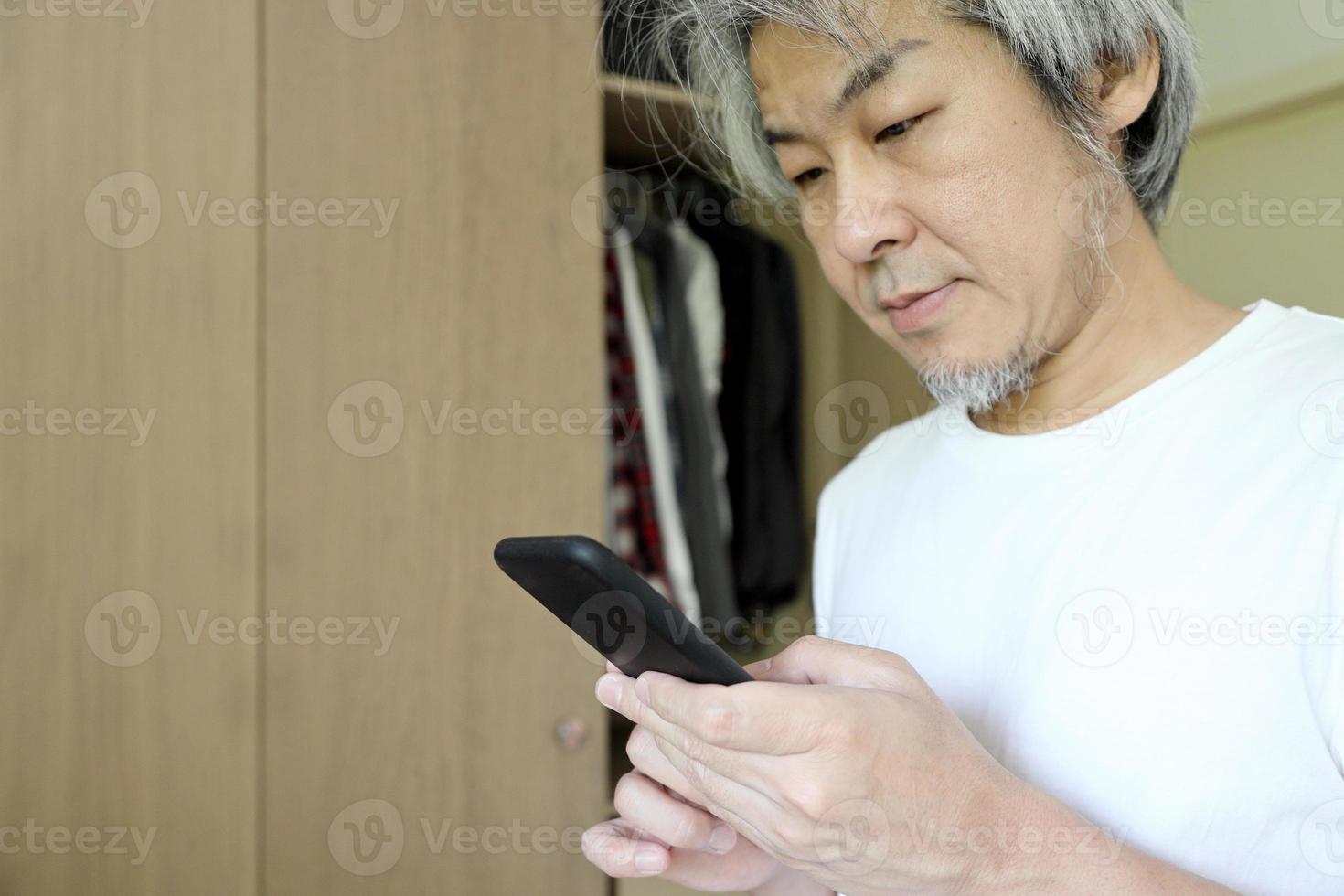 Asian Man with Wardrobe photo