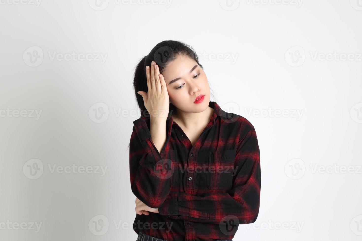 mujer en estudio foto