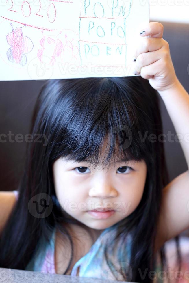 Kid with Art photo