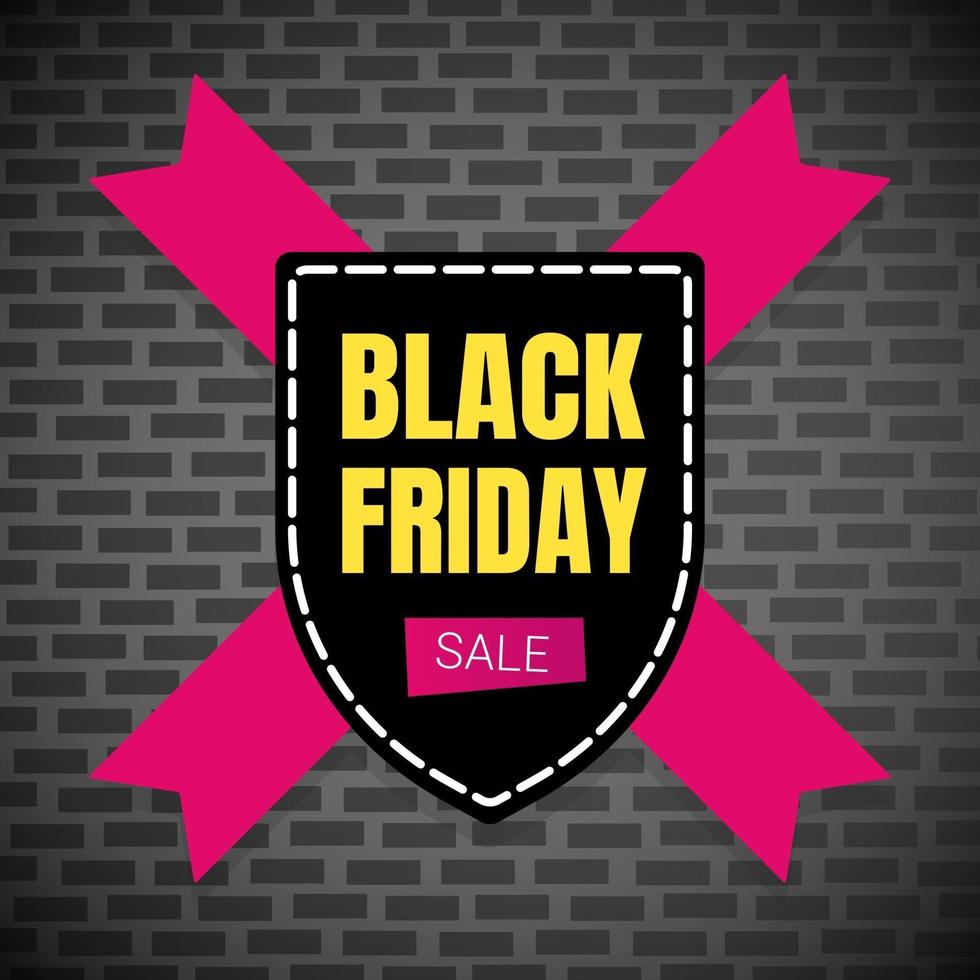 Black friday sale inspiration poster, banner or flyer vector