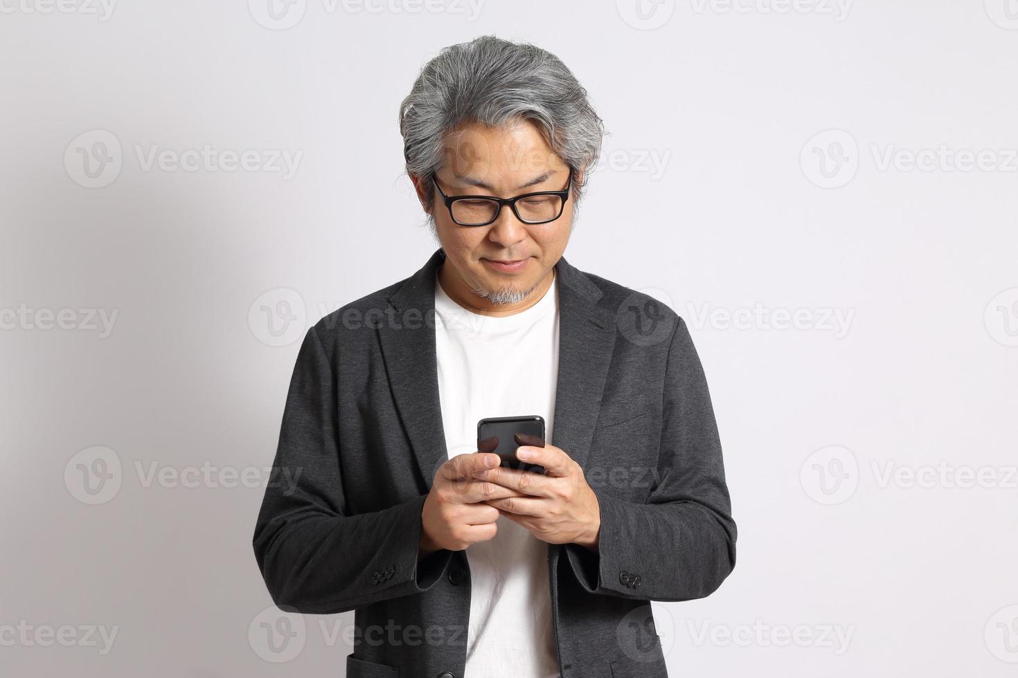 Asian Man Isolated photo