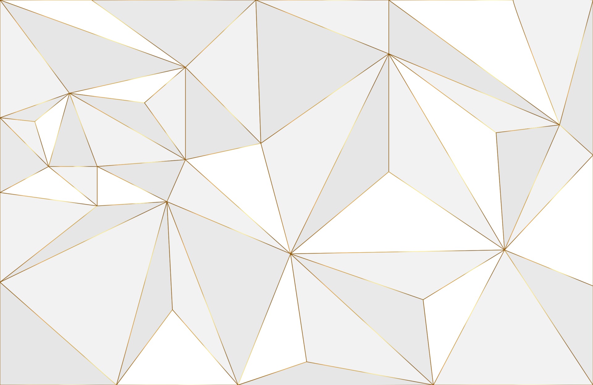 Abstract geometric layout background with white and gold element