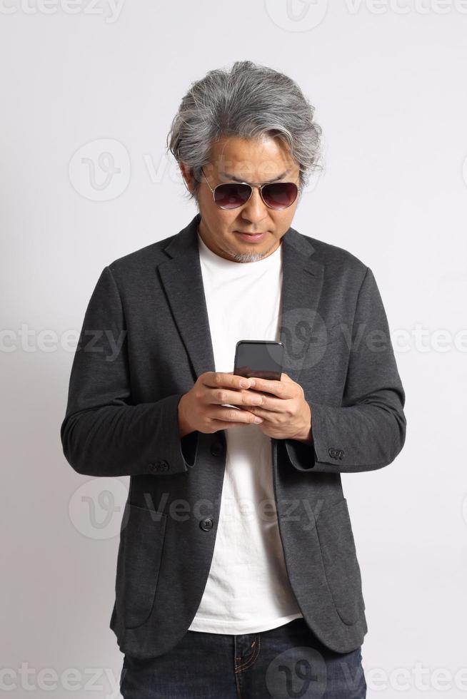 Asian Man Isolated photo