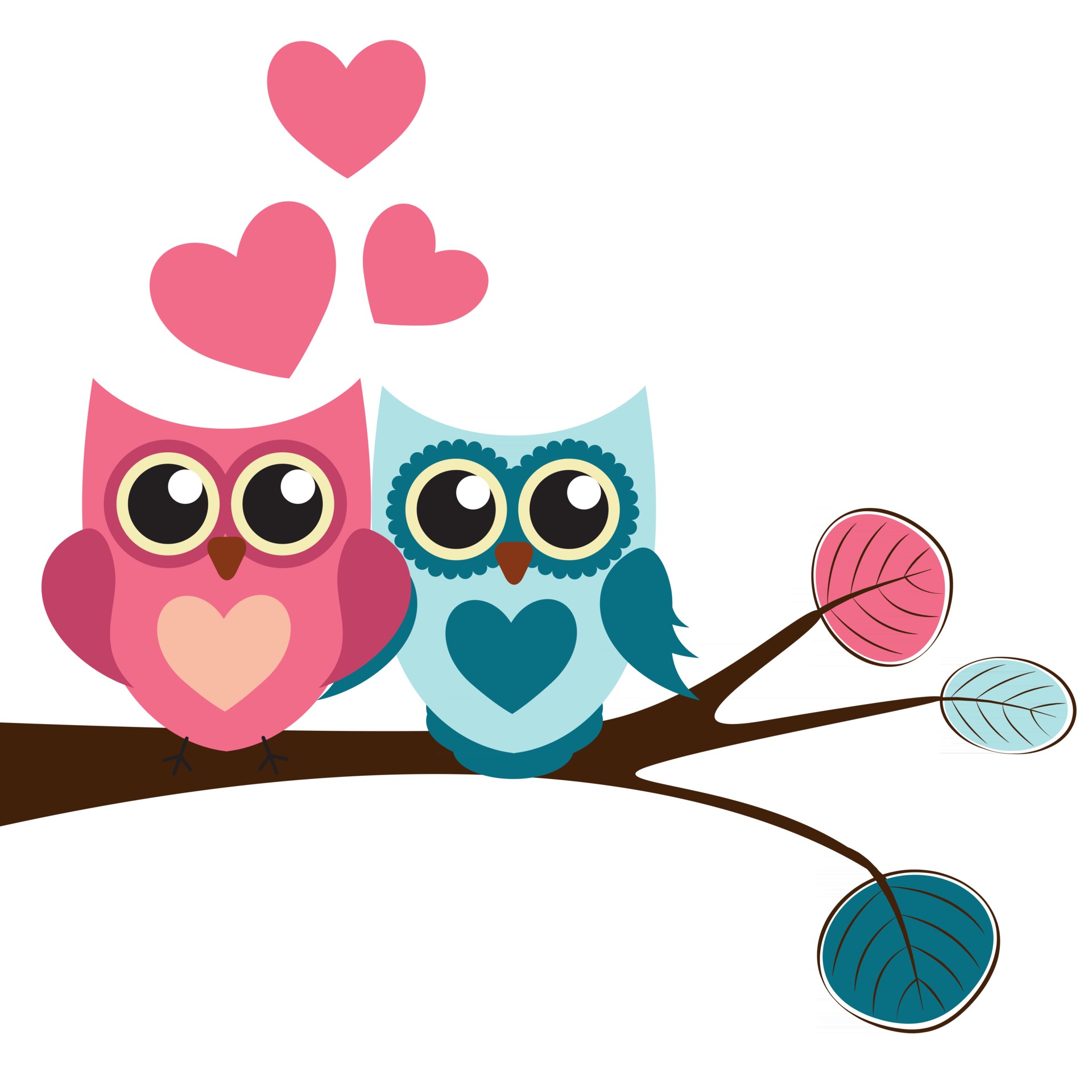 Cute Owl Pattern Background for Valentines Day with Hearts and P 2848928 Vector  Art at Vecteezy