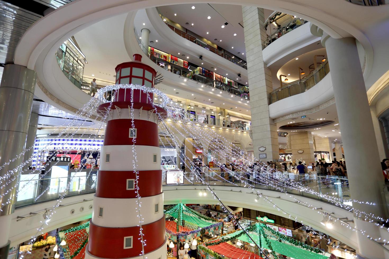 Bangkok, Thailand, Dec 31, 2019 - Shopping mall interior photo