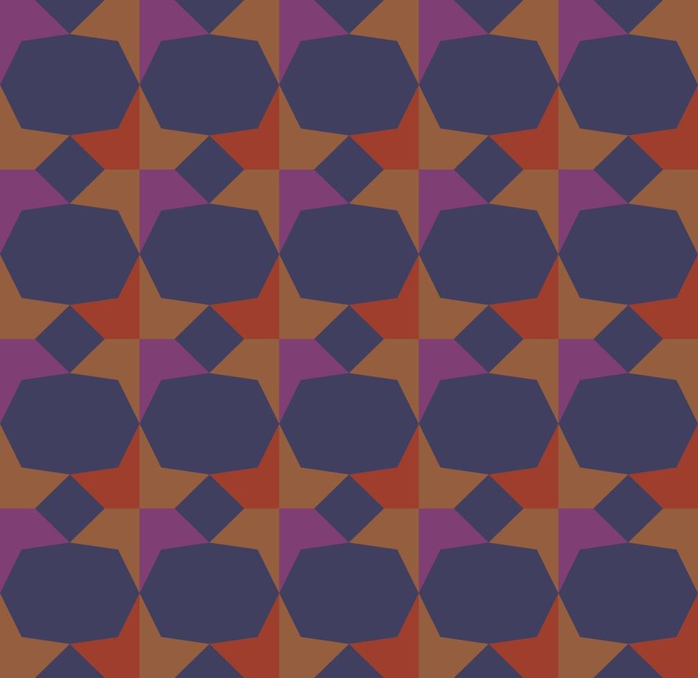 Colored Hypnotic Background Seamless Pattern. vector