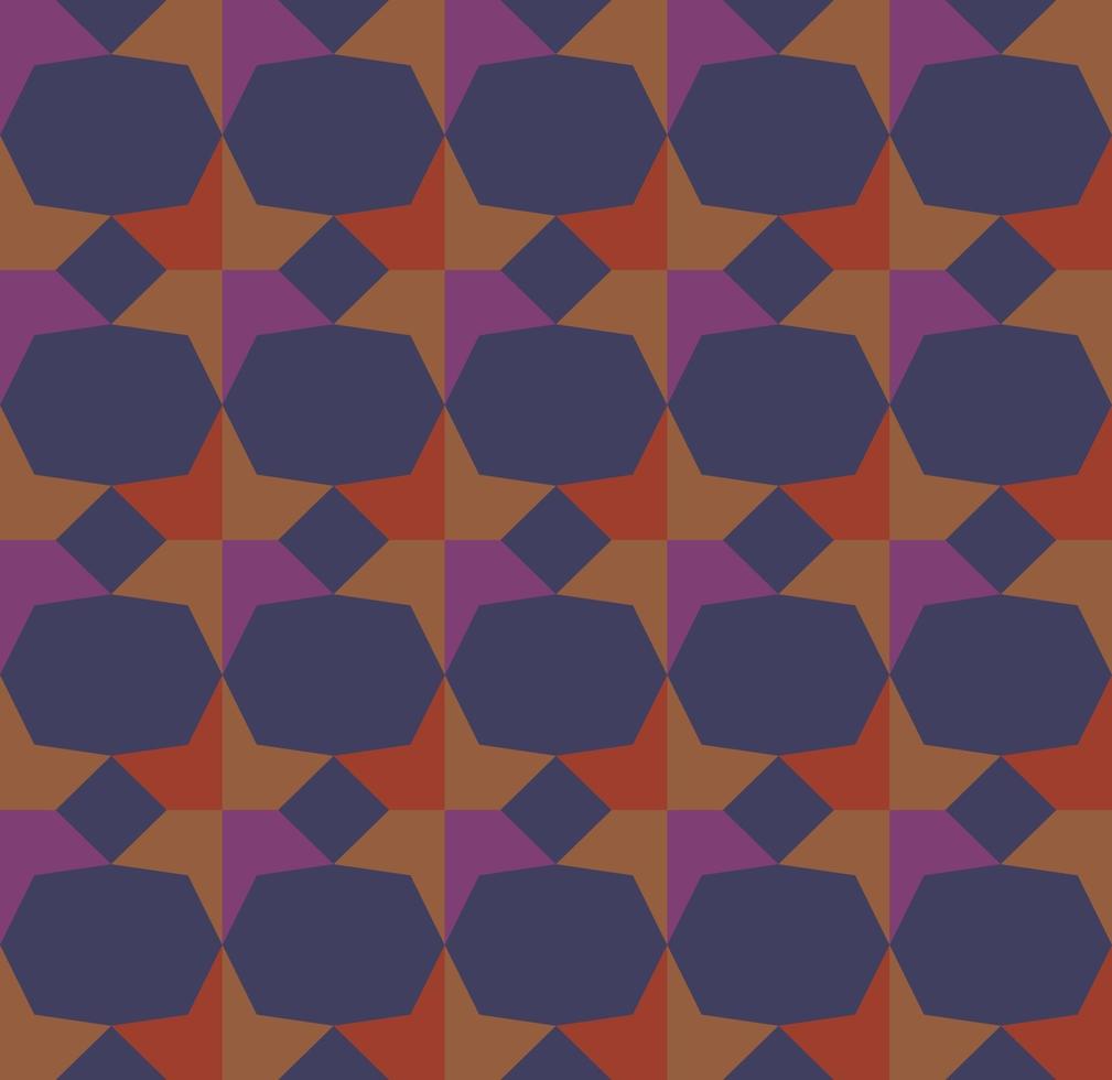 Colored Hypnotic Background Seamless Pattern. vector