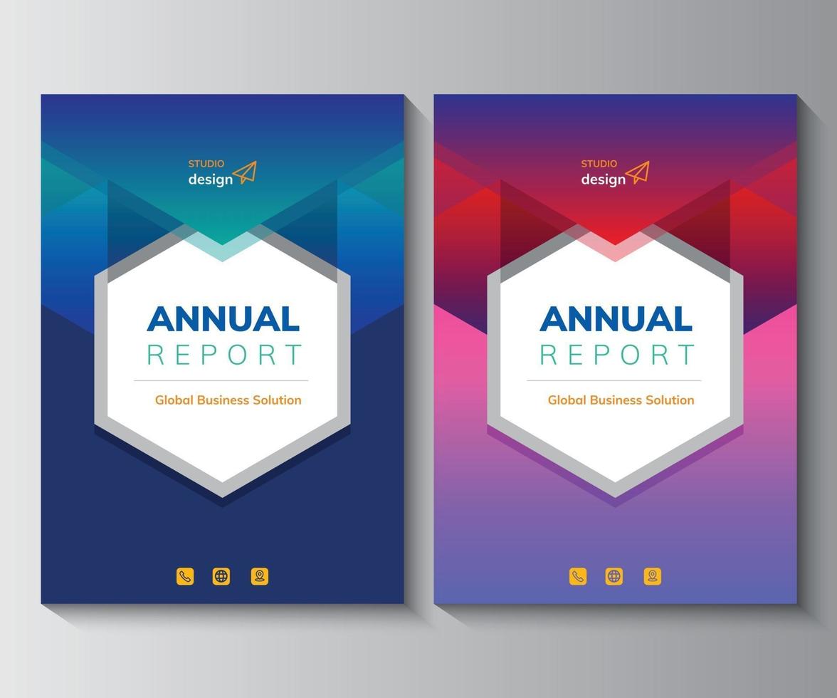 Annual Report design Layout Multipurpose use for any Project, annual report, Brochure, flyer, Poster, Booklet, etc. vector