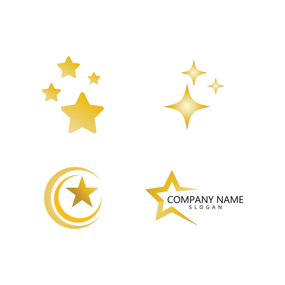 Star gold Logo vector