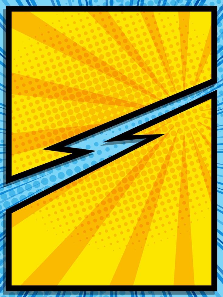 abstract comic book pop art cartoon background vector