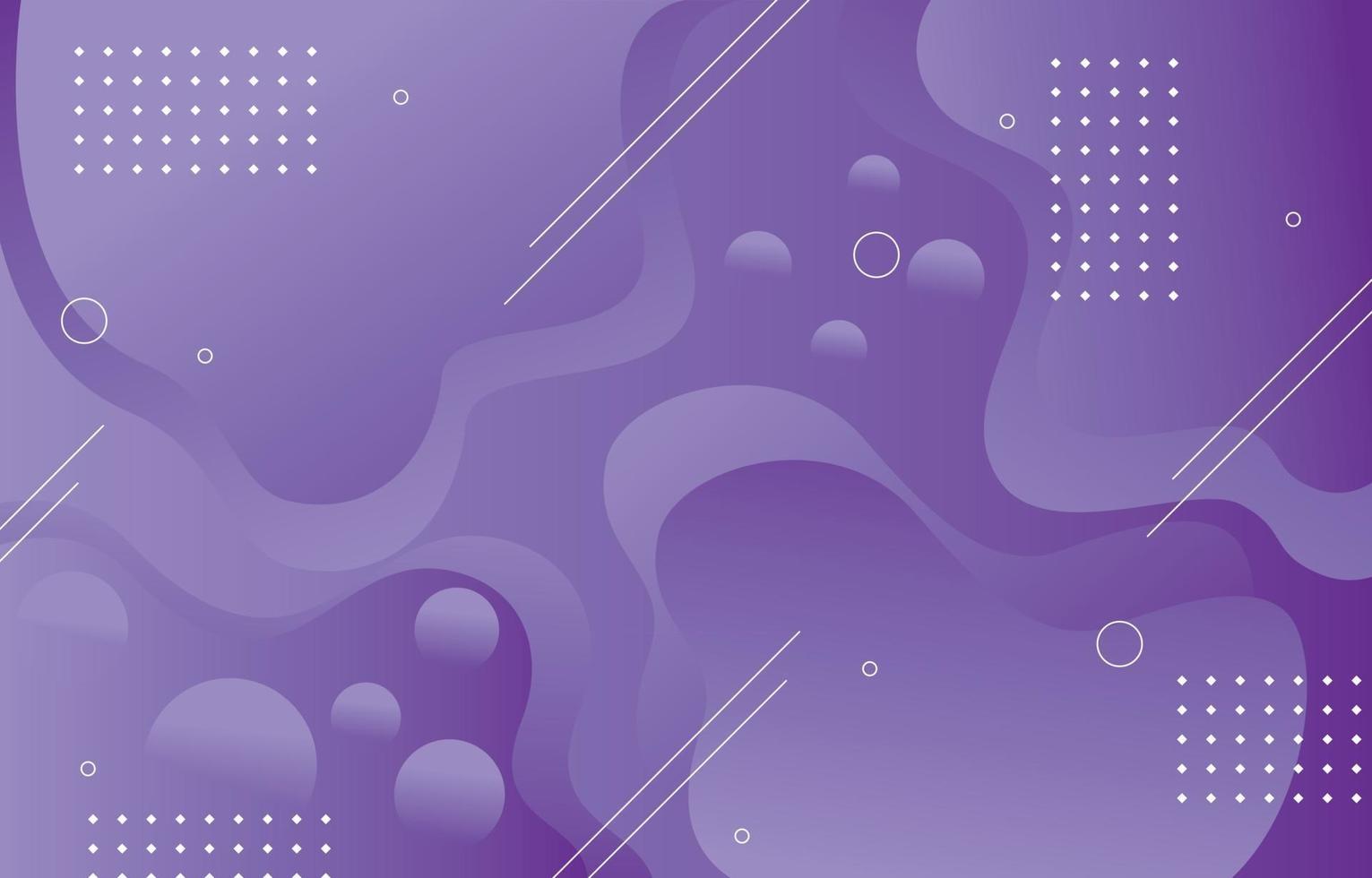 Abstract Fluid Shape Purple Background vector