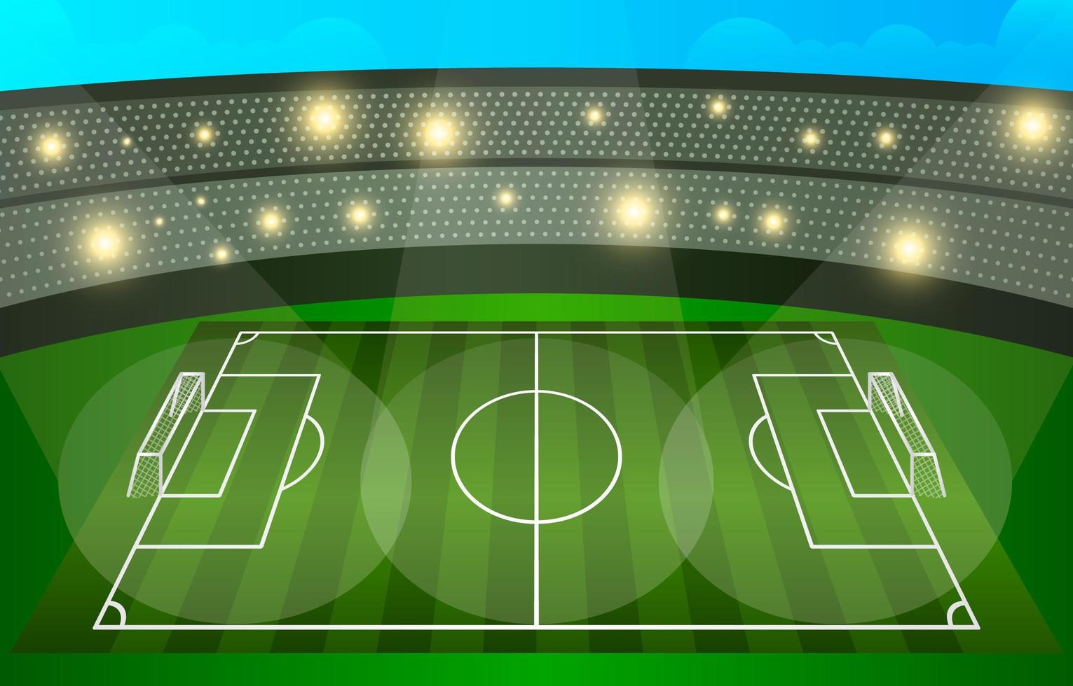 Stadium Soccer Background vector