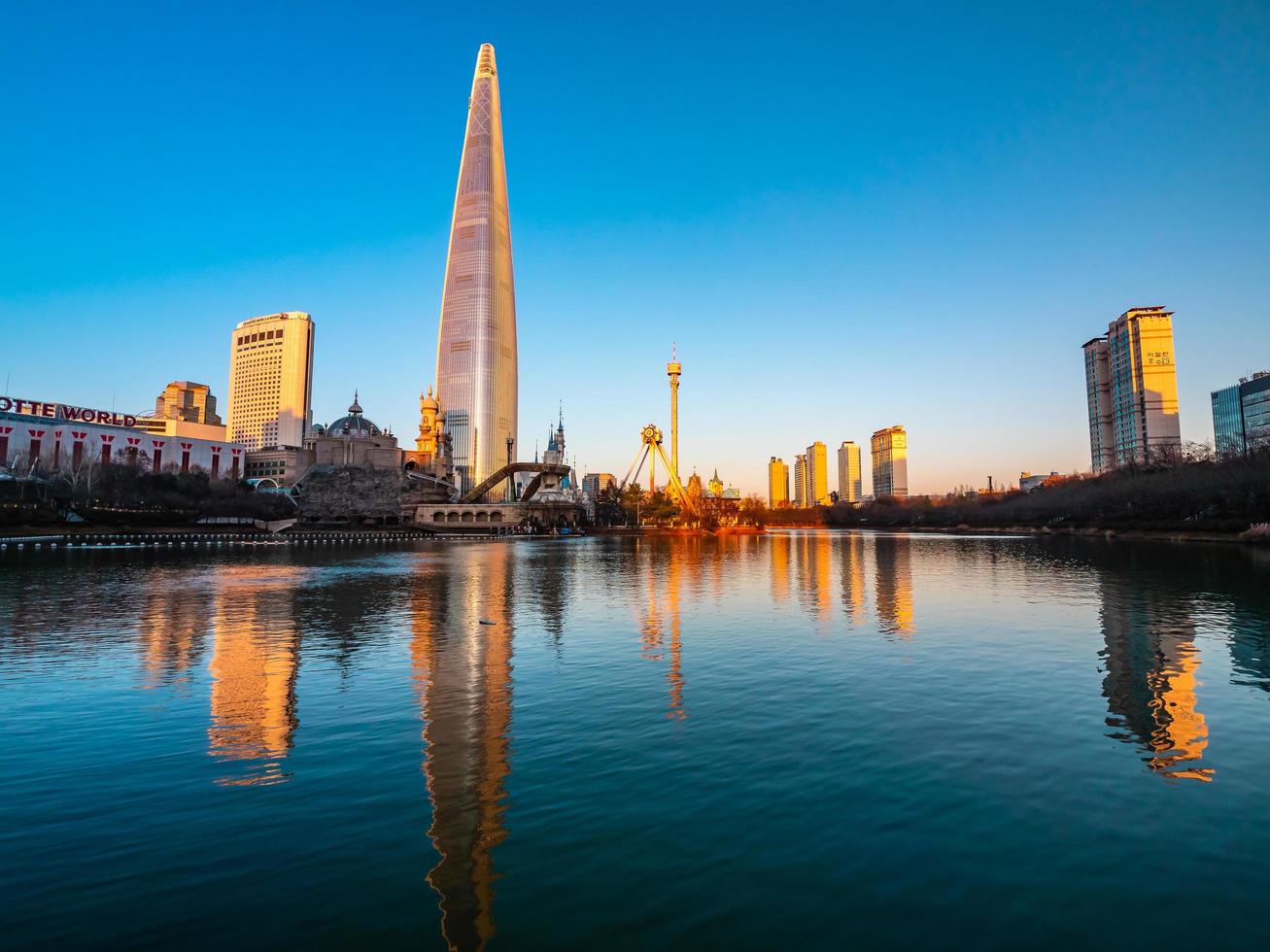 Lotte World Tower in Seoul, South Korea photo