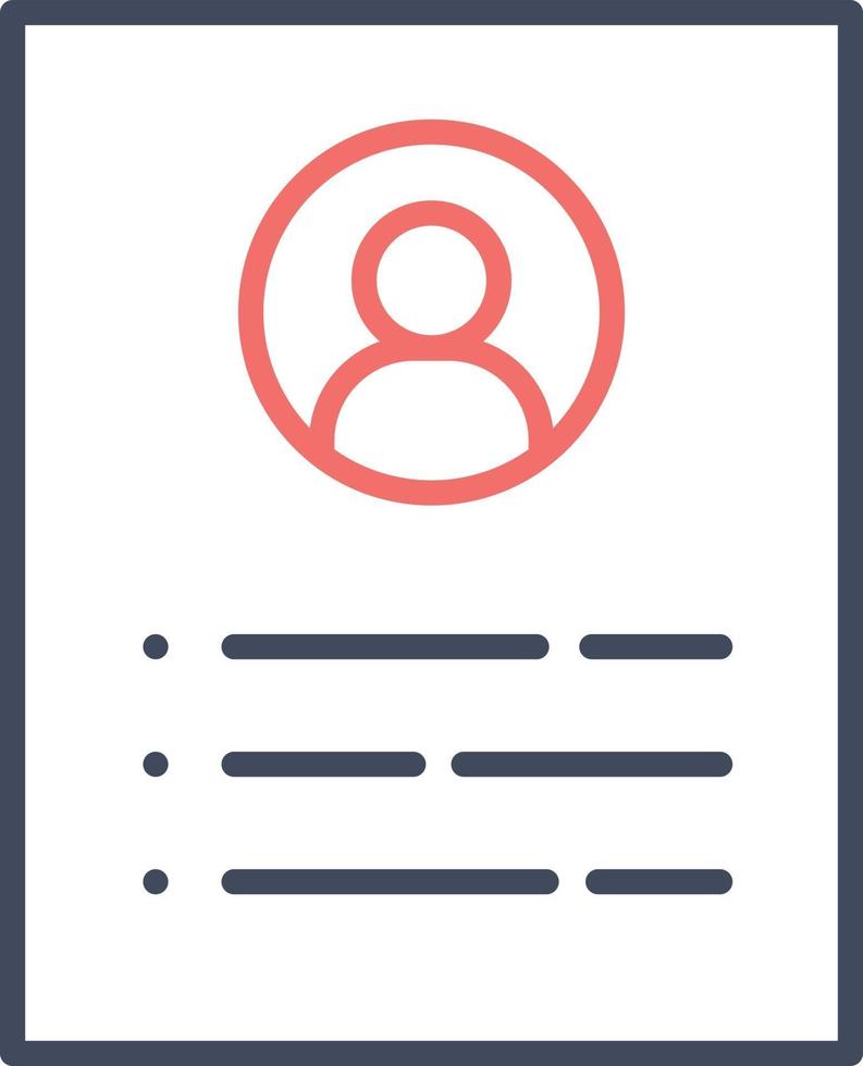 Resume Vector Icon