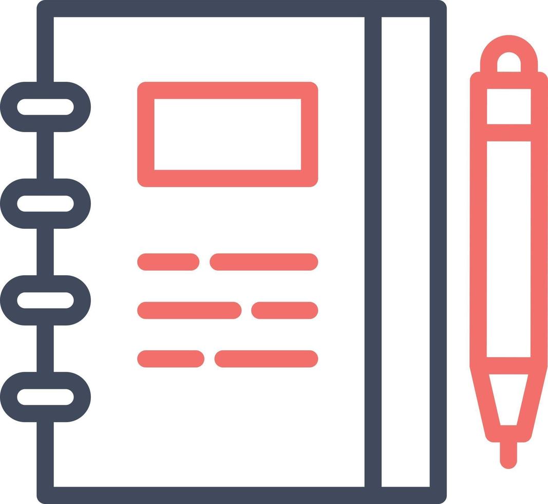 Notebook Vector Icon