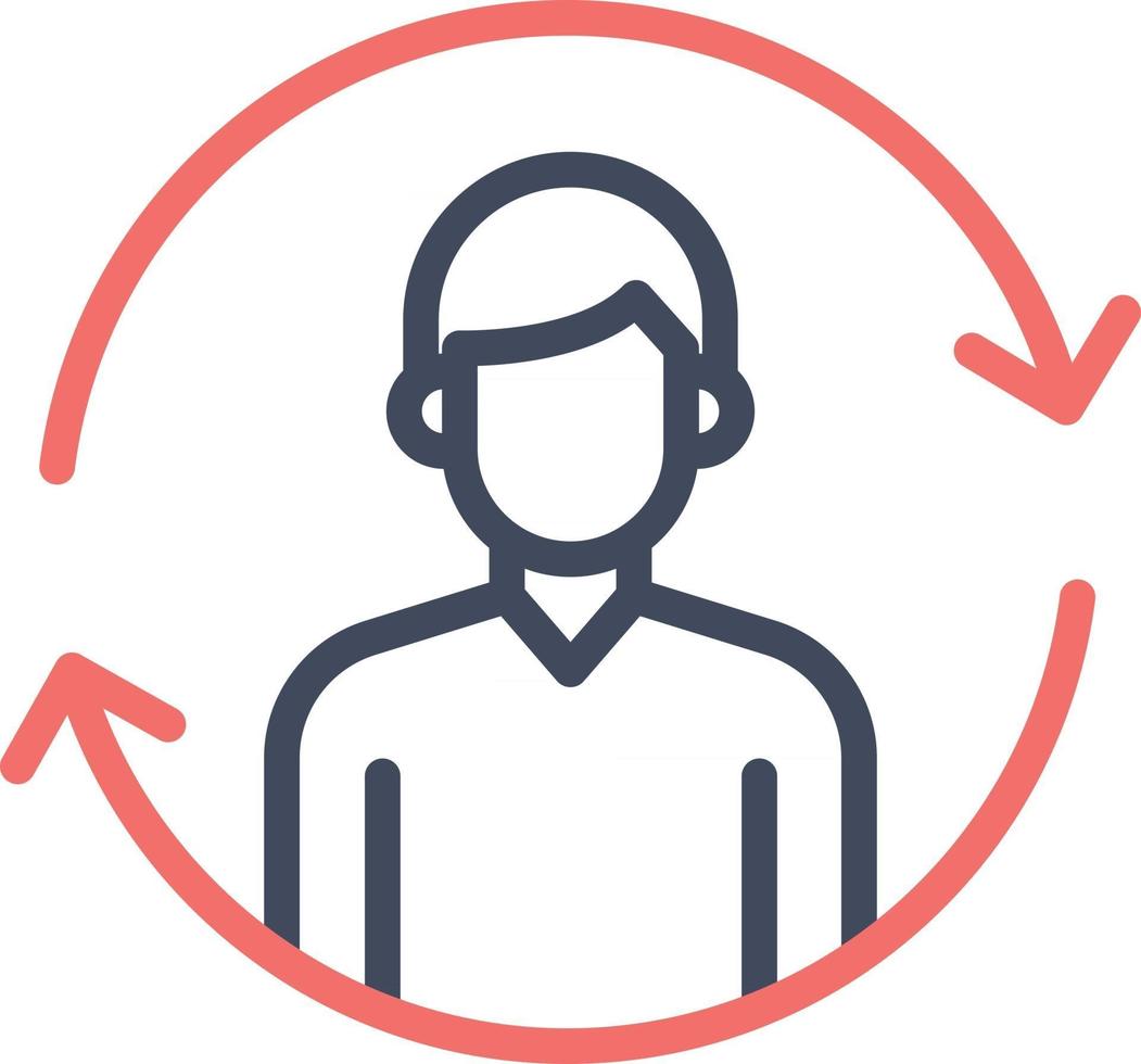 User Sync Icon 2850426 Vector Art at Vecteezy