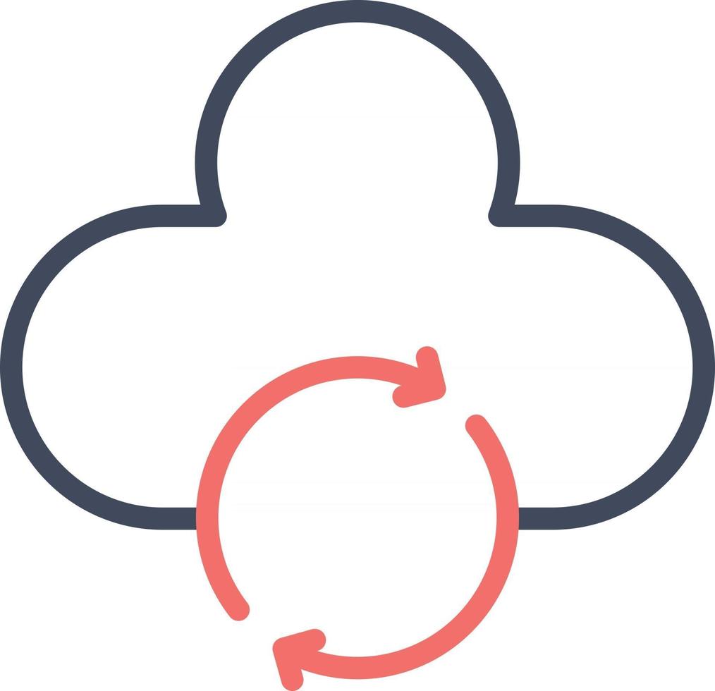 Cloud Sync Icon vector