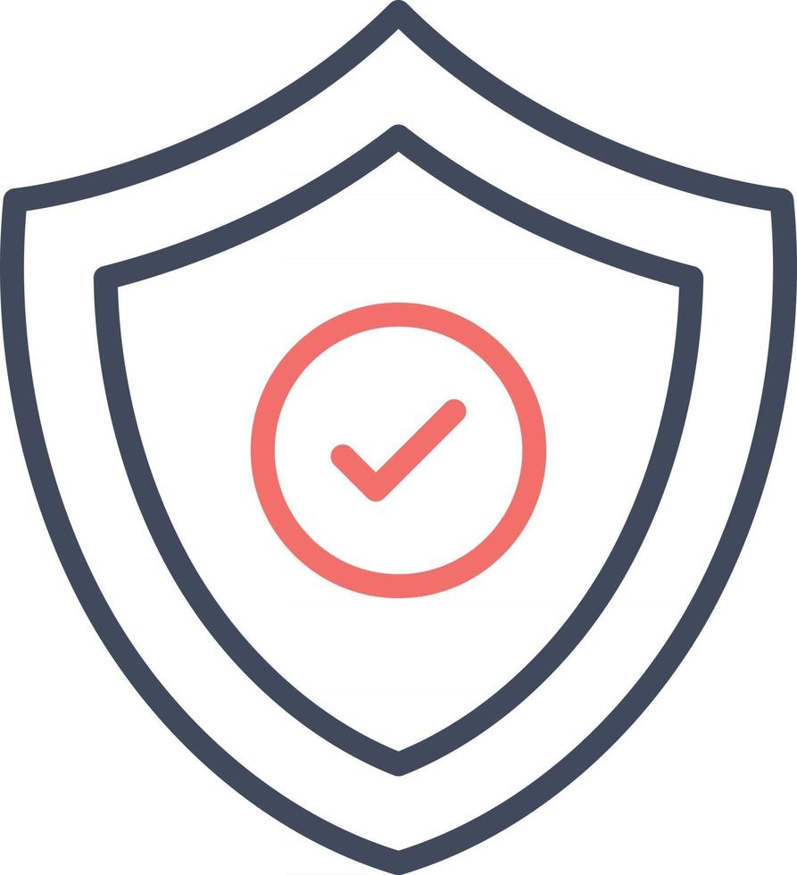 icono de escudo de seguridad vector