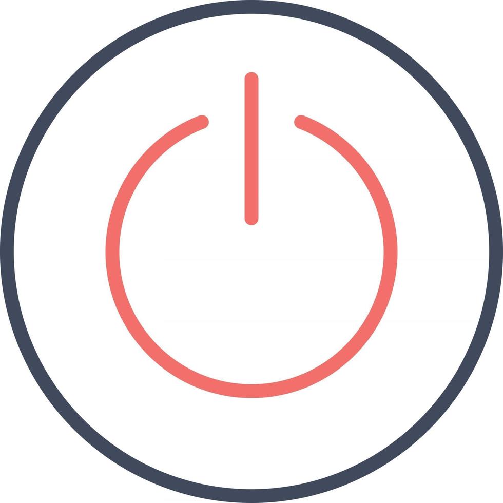 Power Button Icon vector