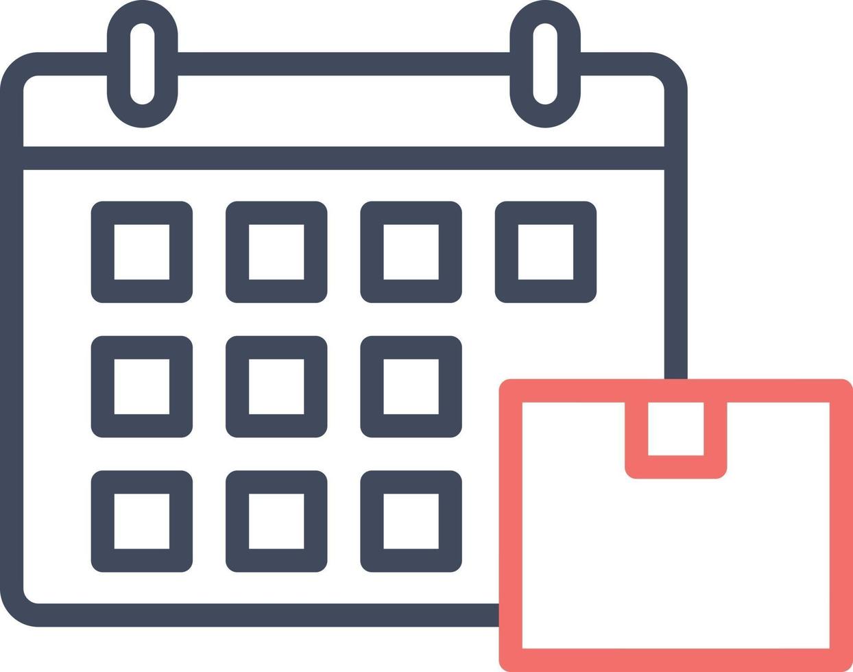 Delivery Date Icon vector