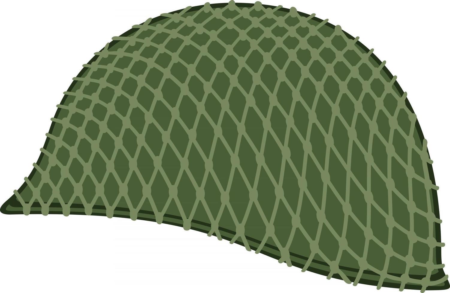 casco militar camuflado vector