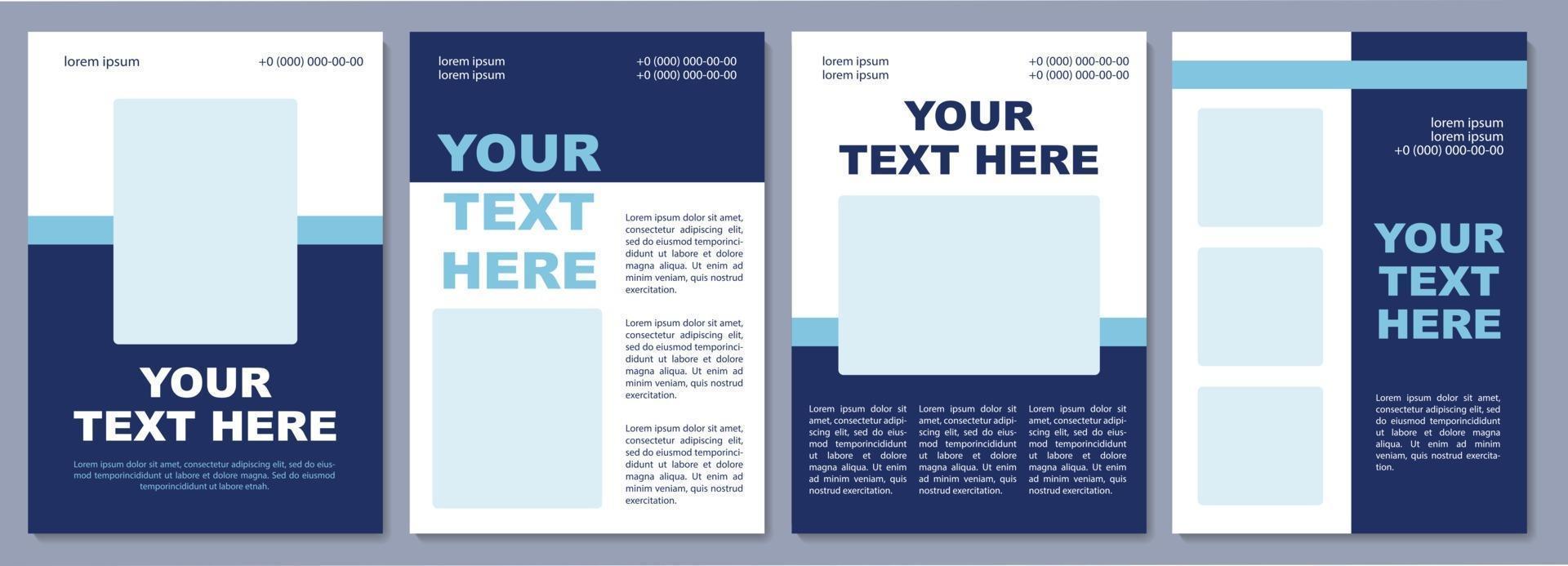 Information about upcoming sale brochure template. Flyer, booklet, leaflet print, cover design with copy space. Your text here. Vector layouts for magazines, annual reports, advertising posters