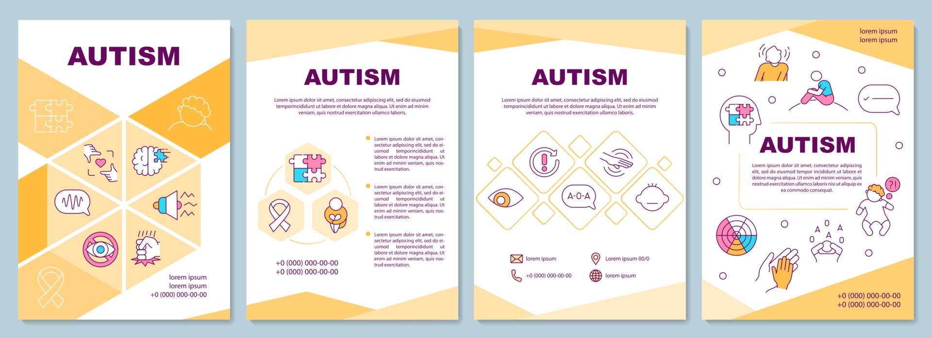 autism-brochure-template-behavior-and-communicational-problems-flyer