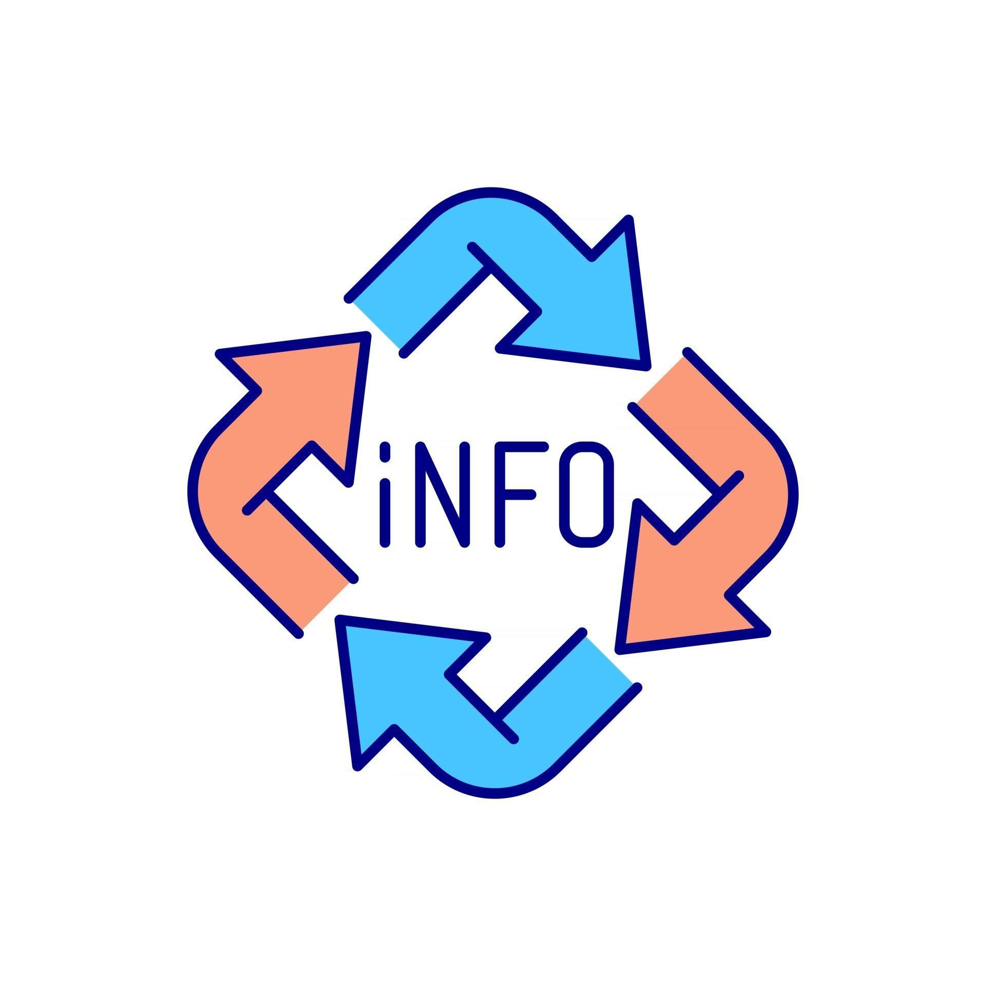 Information exchange RGB color icon. Share ideas, experience and news ...