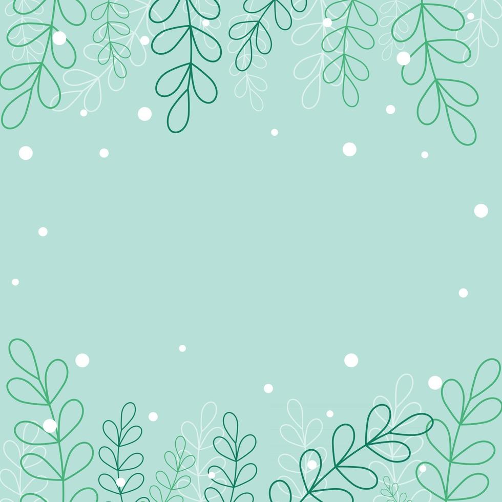Ilustración de vector de fondo de hoja de dólar de plata de eucalipto. Ilustración de plantas de hojas de estilo plano verde. Adecuado para publicaciones en redes sociales, tarjetas de felicitación, carteles, pancartas, pancartas, anuncios de diseño web.