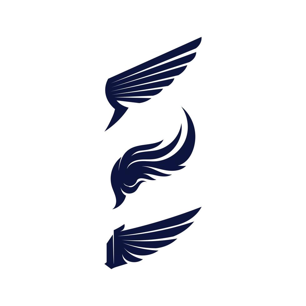 Falcon Wings Logo Template vector icon logo design app