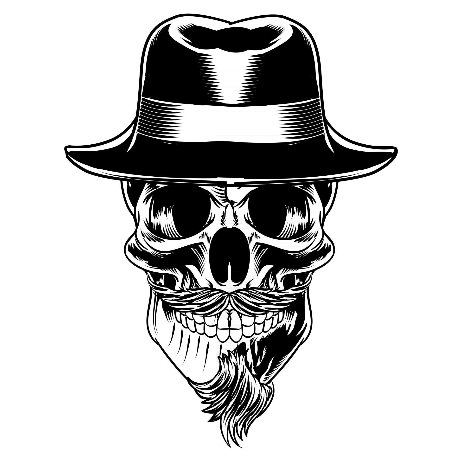 Isolated Skull Illustration for logo and branding element 2851471 ...