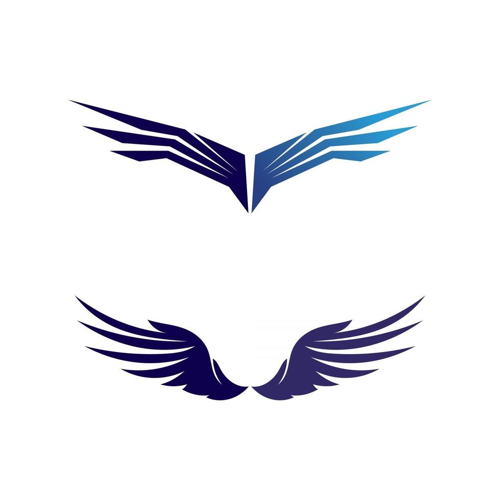 Falcon Wings Logo Template vector icon logo design app