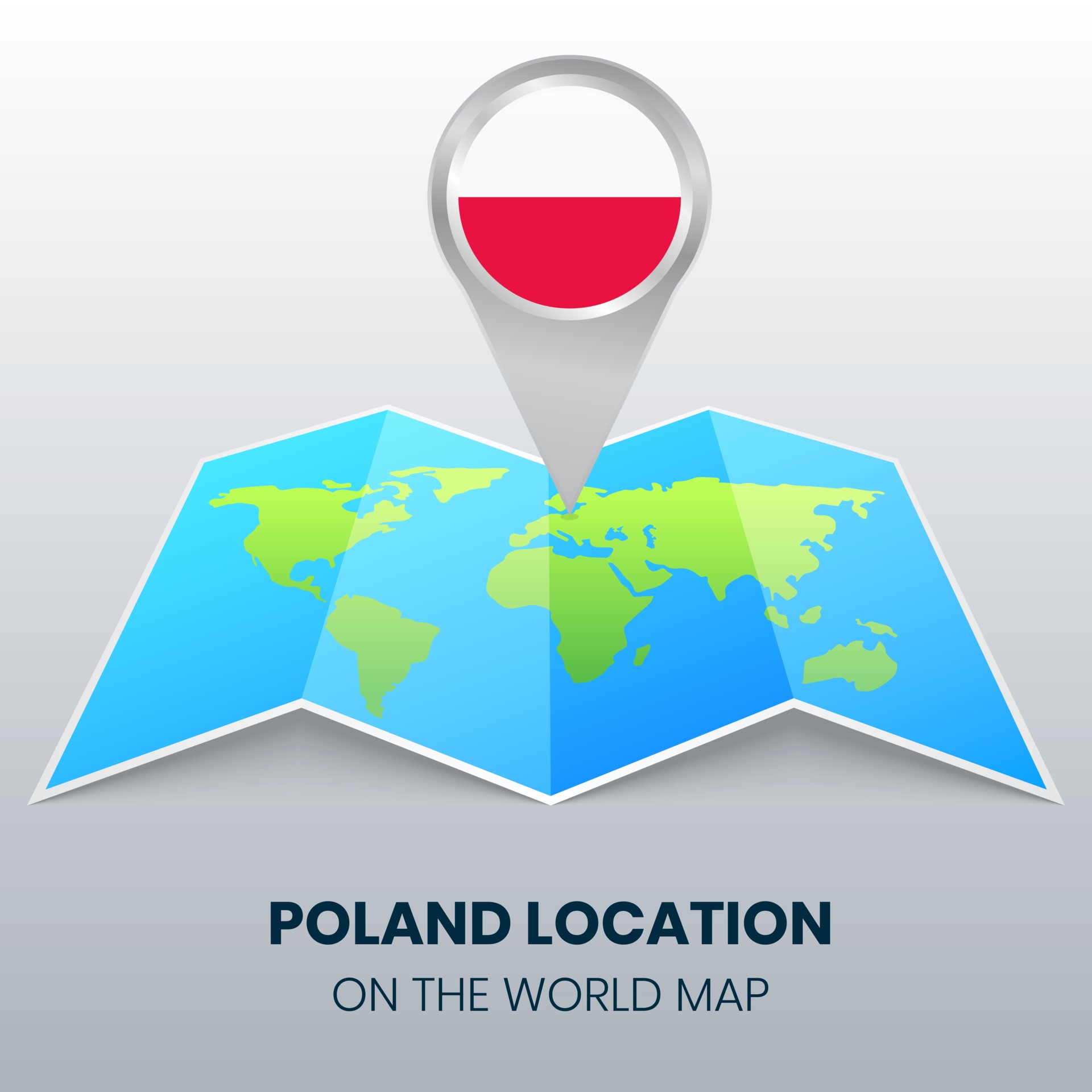 dispatch overthrow unrelated Location Icon Of Poland On The World Map, Round Pin Icon Of Poland 2851574  Vector Art at Vecteezy