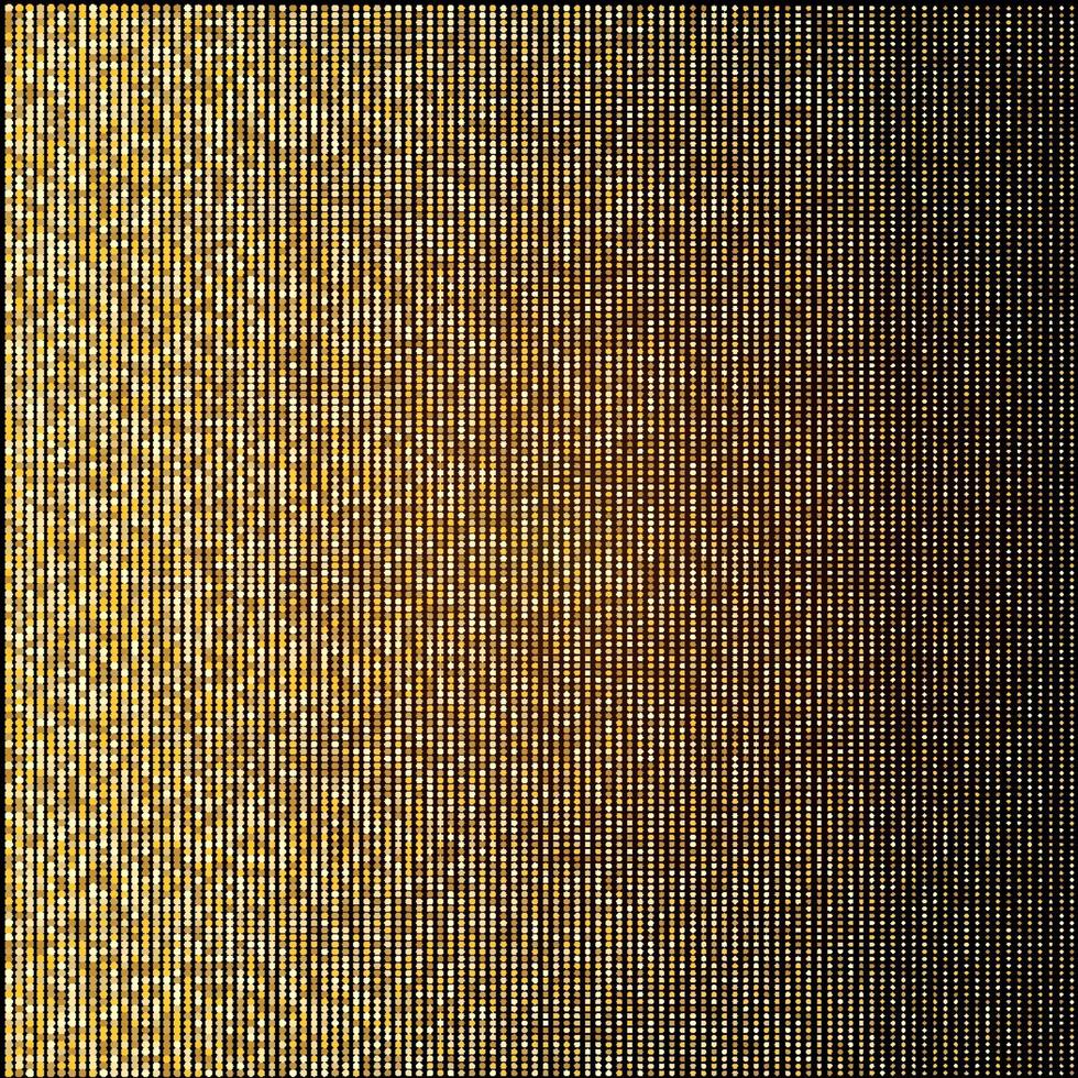 Abstract golden halftone pattern Gold polka dot vector