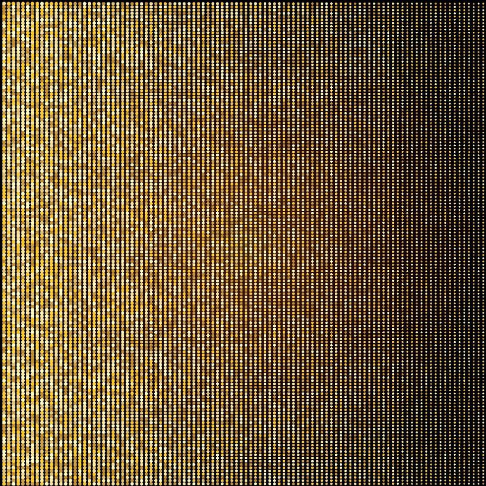 patrón de semitono dorado abstracto lunares dorados vector