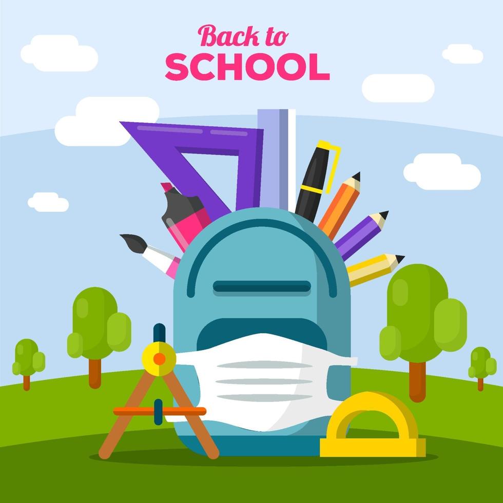 Back to School Background vector