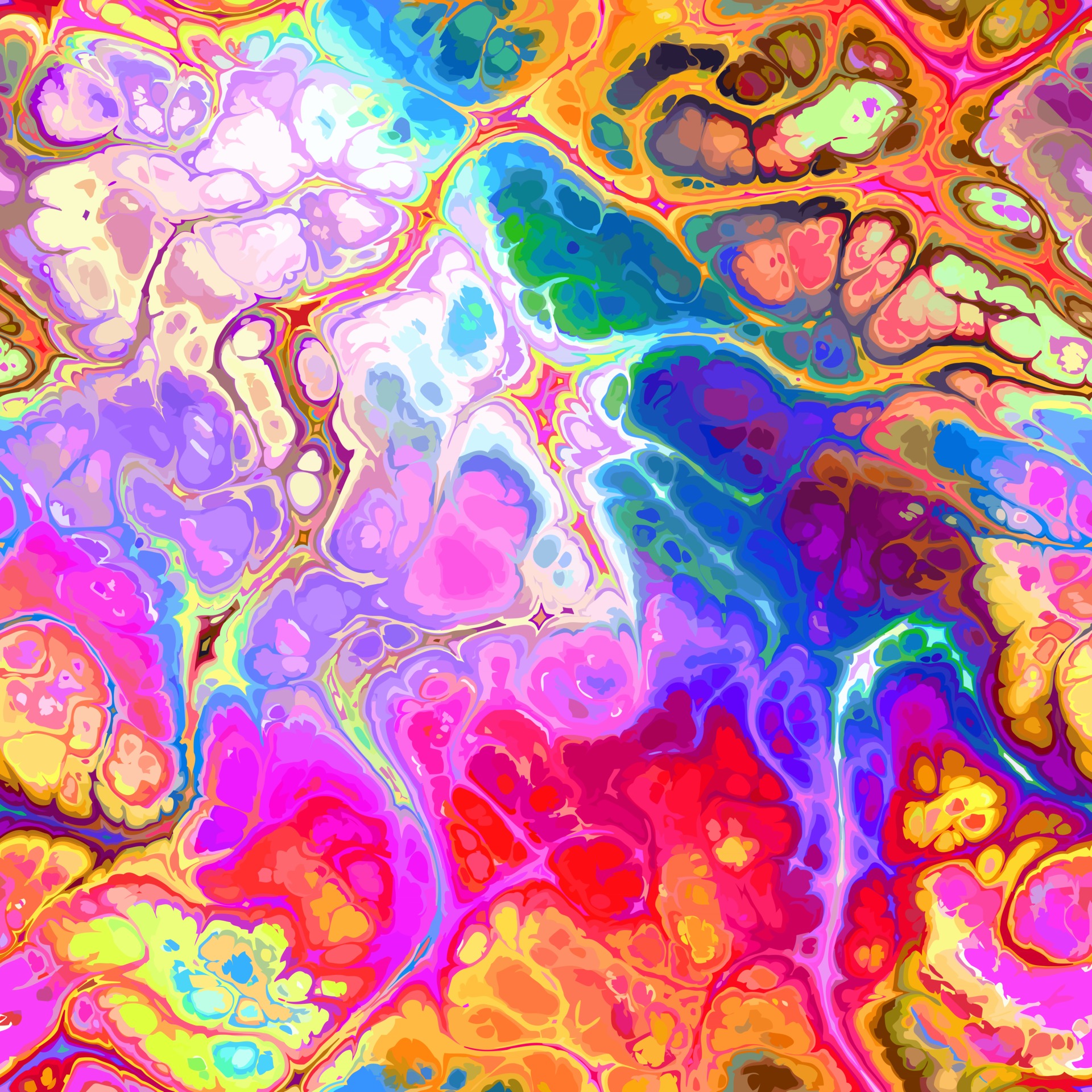 Acrylic Marbling Fractal Effect 2851859 Vector Art at Vecteezy