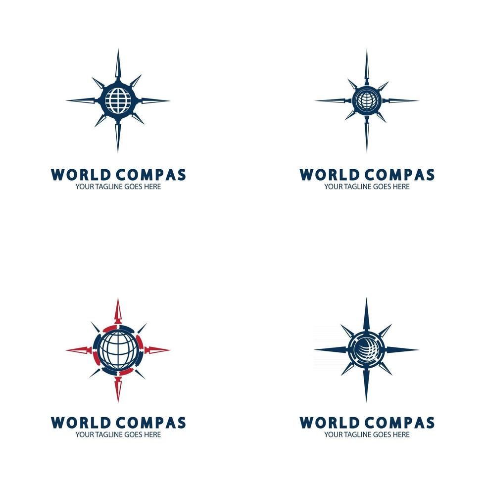 Compass logo vector