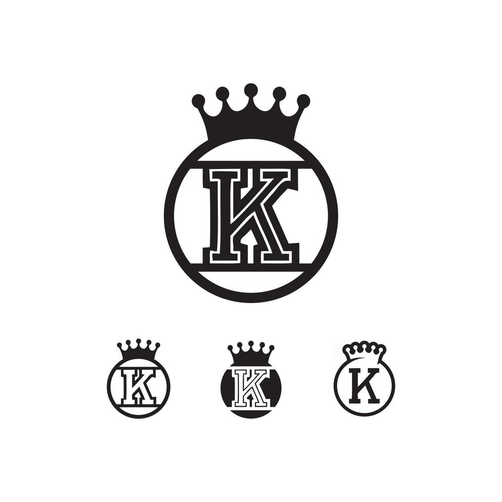 logotipo de la corona logotipo del rey logotipo de la reina, princesa, plantilla vector icono ilustración diseño imperial, real y exitoso logotipo empresarial