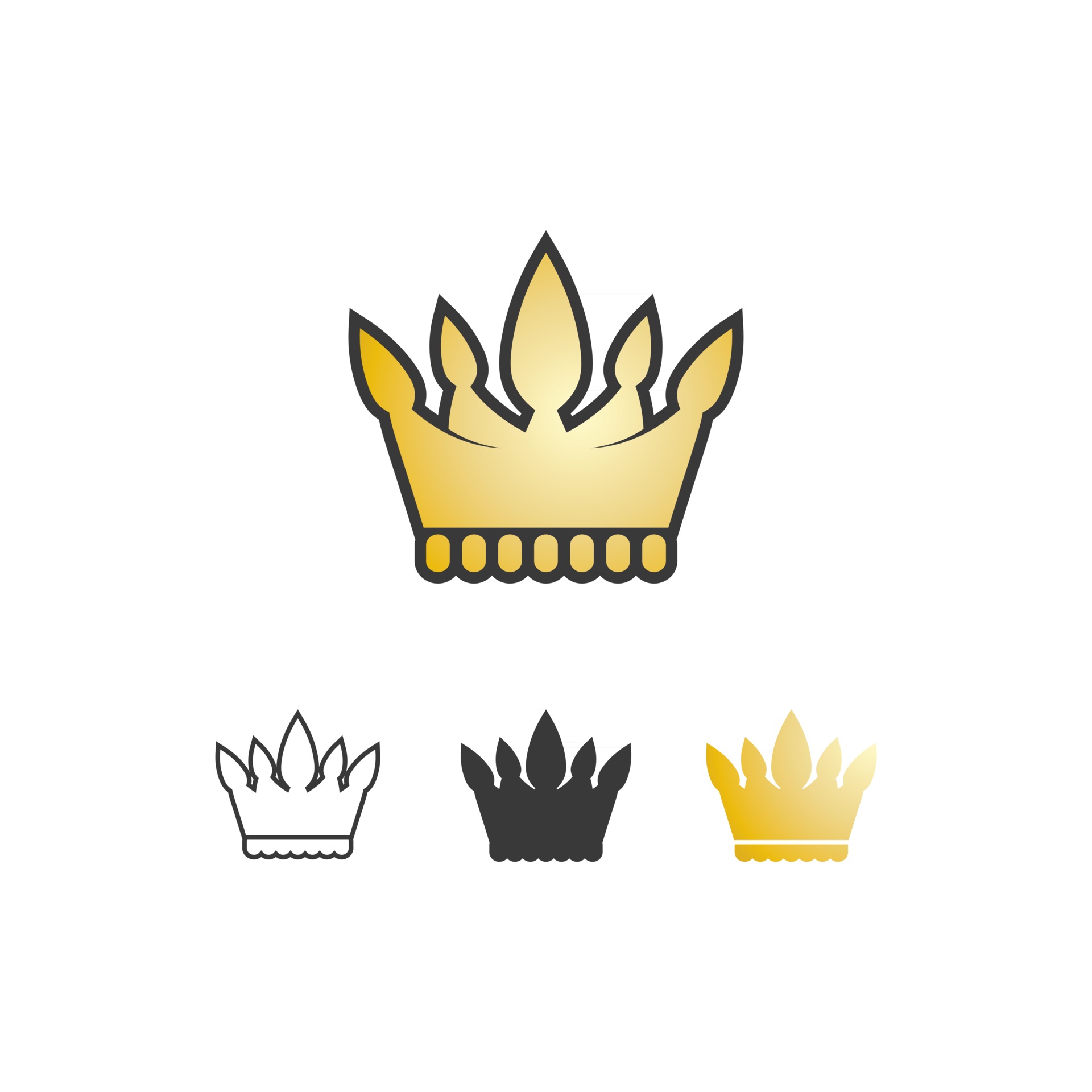 King and Queen Logo Template