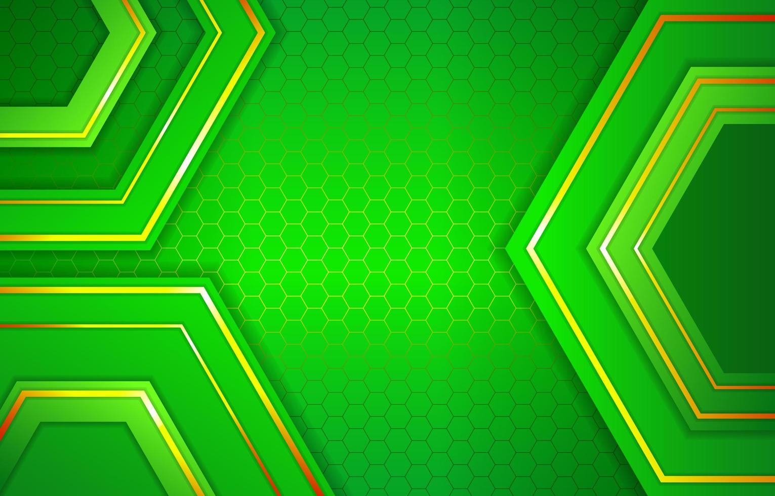 fondo de forma geométrica verde vector