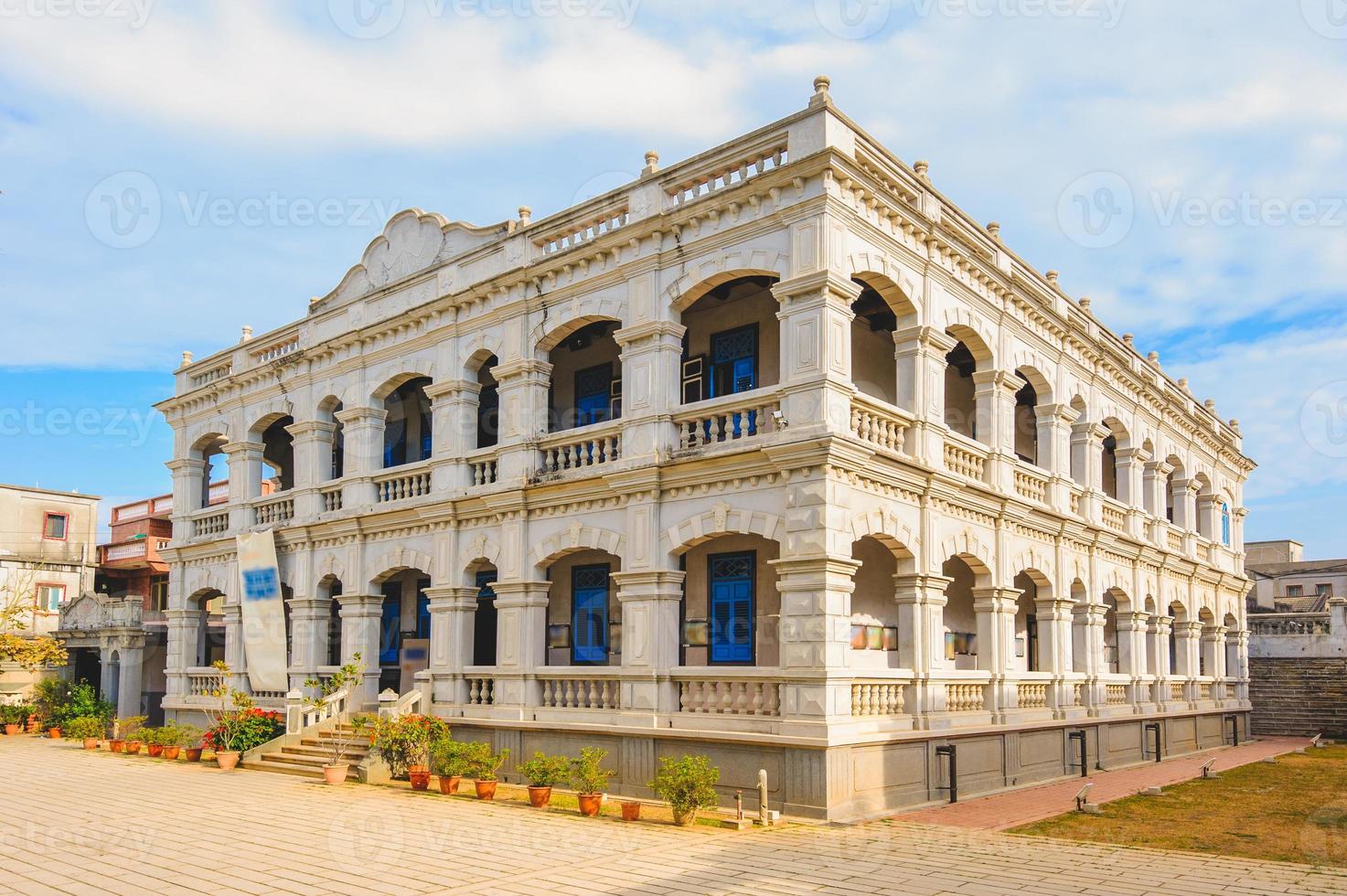 edificio de estilo occidental en kinmen, taiwán foto